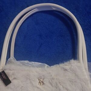 Victoria's Secret White Fur Shoulder Bag